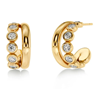 Grace Hoops L Gold