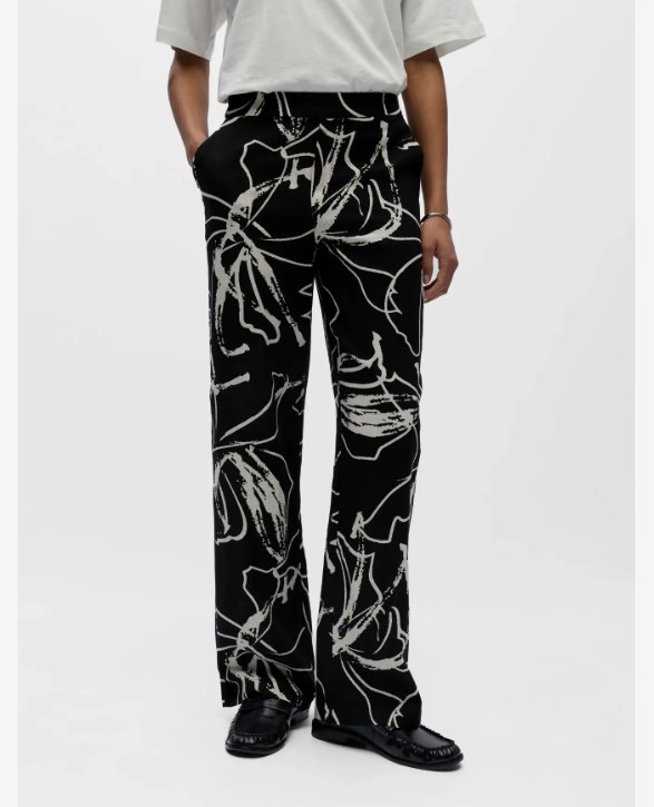 OBJSANNE ALINE WIDE PANT AOP NOOS