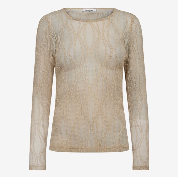 MarcyCC Mesh O-blouse