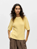 OBJFLO S/S RE KNIT PULLOVER NOOS