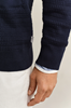MINI CABLE SHAWL COLLAR CARDIGAN