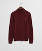 COTTON CABLE HALF ZIP