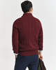 COTTON CABLE HALF ZIP