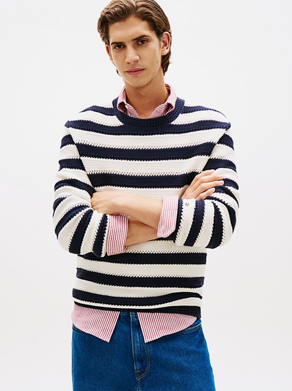CROCHET BLOCK STRIPE