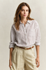 REL STRIPED LINEN LS SHIRT