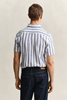 REG COTTON LINEN STRIPE SS SHIRT