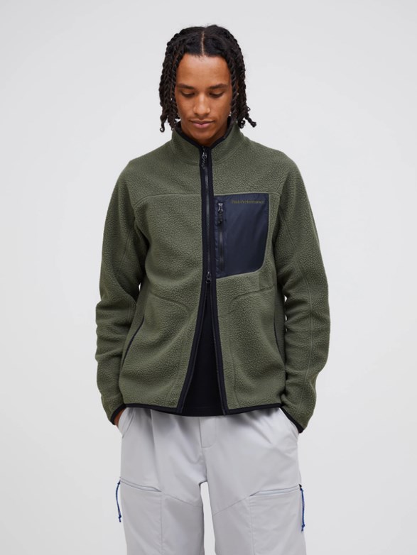 M NatureRush Pile Zip Jac