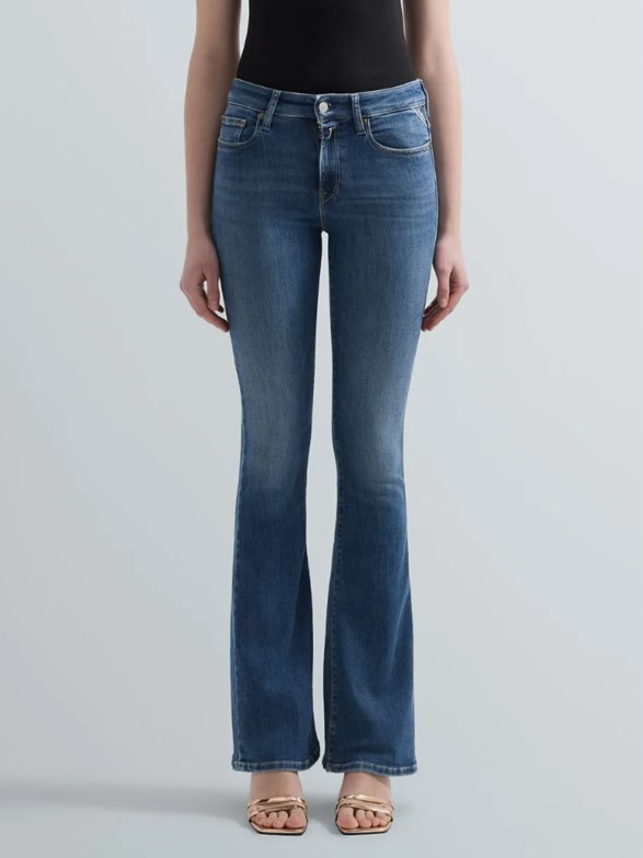 FLARE REGULAR WAIST DENIM JOELLA Trousers