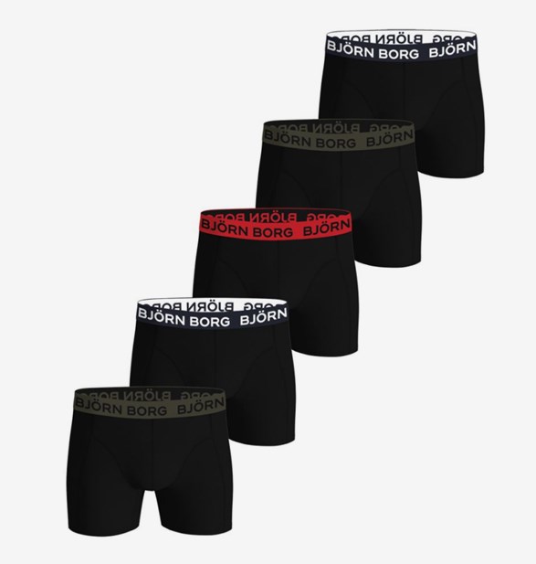 COTTON STRETCH BOXER 5p