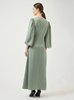 YASTHEA 3/4 LONG DRESS S. NOOS