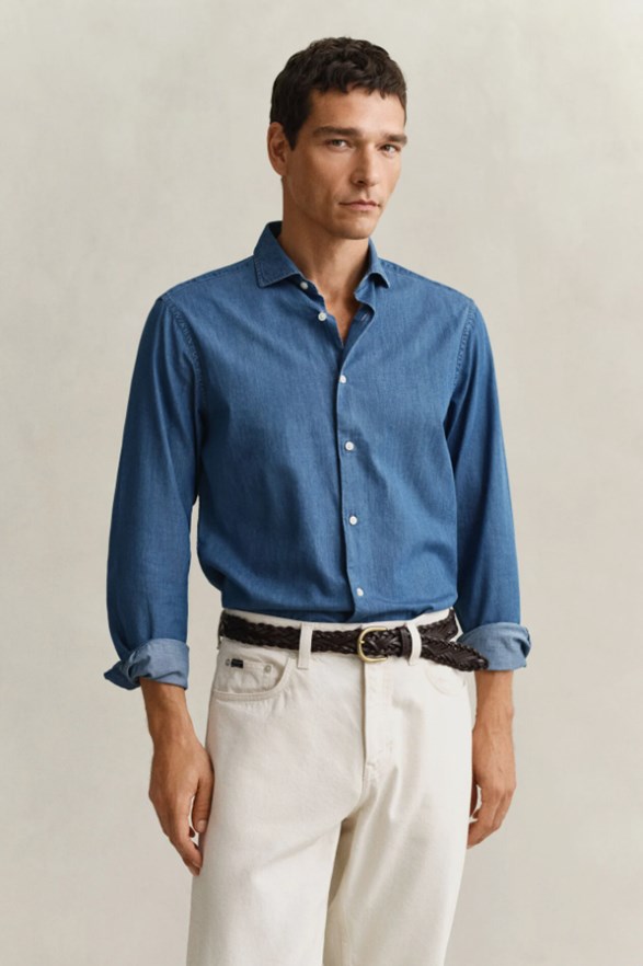 REG INDIGO TWILL SHIRT