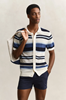 STRIPED TEXTURE POLO