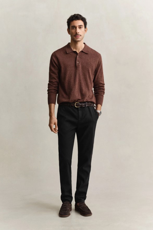 SLIM COTTON / LINEN CHINOS