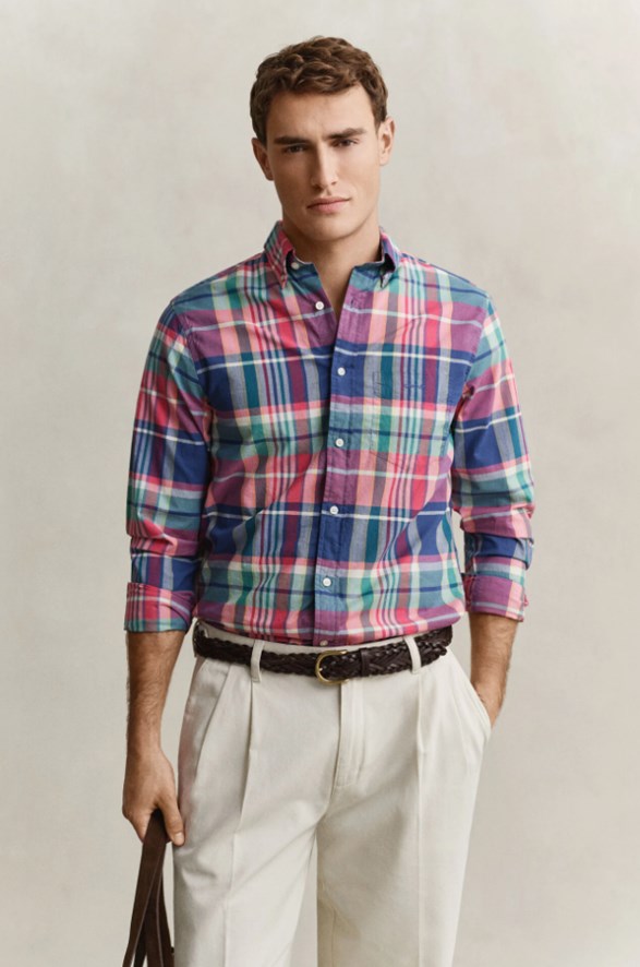 REG INDIAN MADRAS CHECK SHIRT