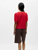 OBJSANNE 2/4 LO V-NECK TOP NOOS