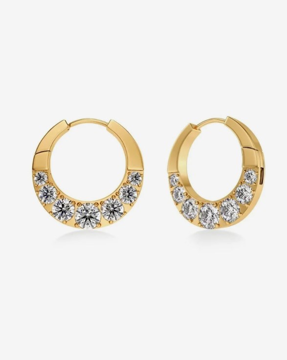 Monarch Hoops L Gold