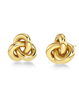Infinity Knot Studs L Gold