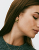 Infinity Knot Studs L Gold