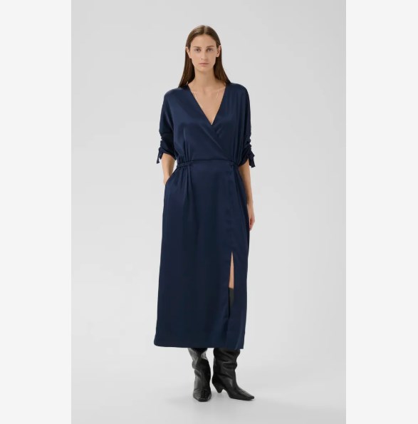 LAKEIW FAKE WRAP DRESS