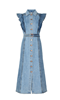 YASCAWI SL DENIM LONG DRESS S.
