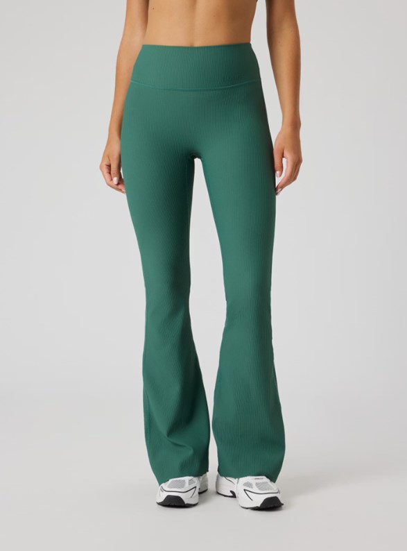 STUDIO RIBBED FLARE TIGHTS REGULAR