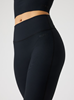 STUDIO RIBBED FLARE TIGHTS REGULAR