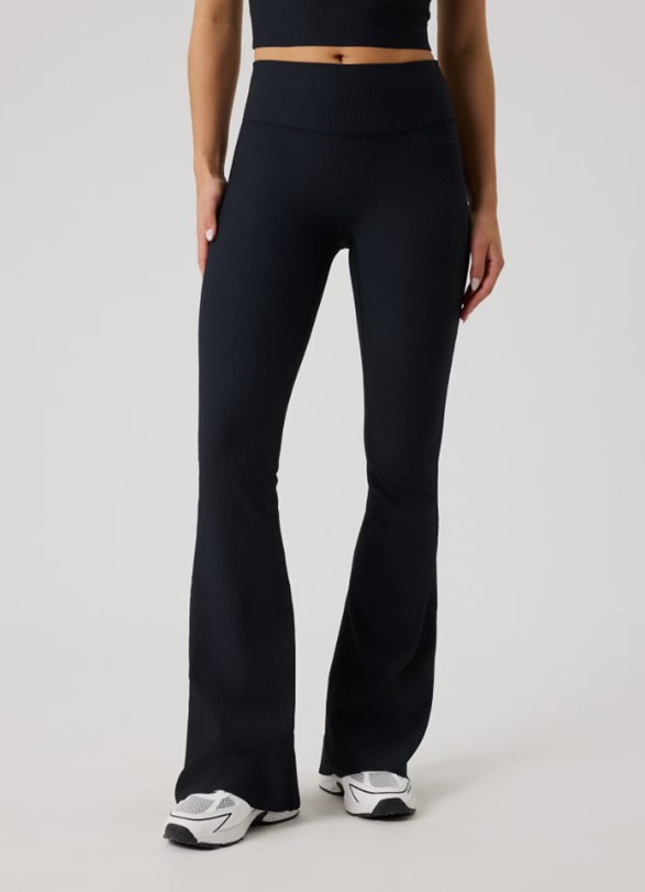 STUDIO RIBBED FLARE TIGHTS REGULAR