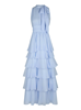 Marli Solid Chiffon Dress