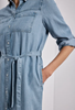 washed shirt collar Dress