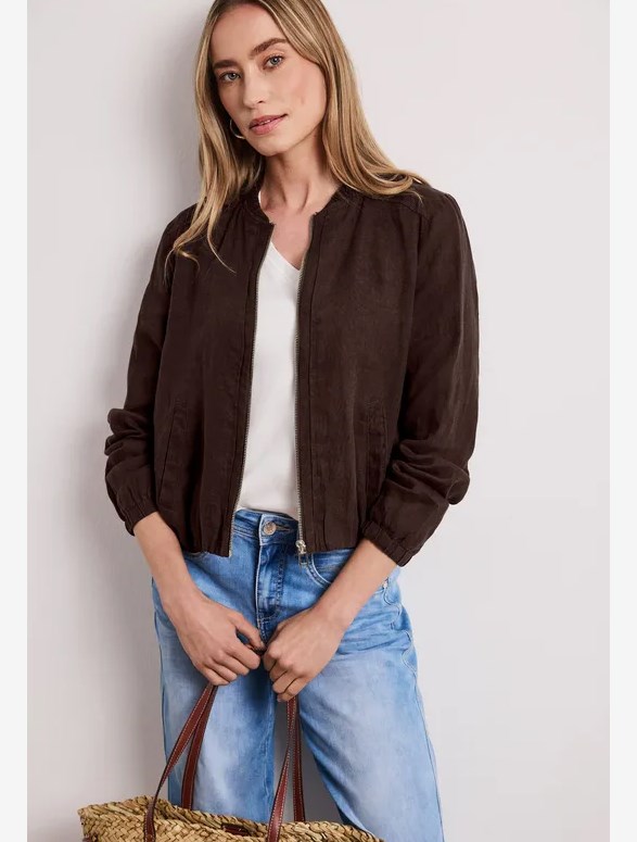 SOL_Linen Bomber Jkt