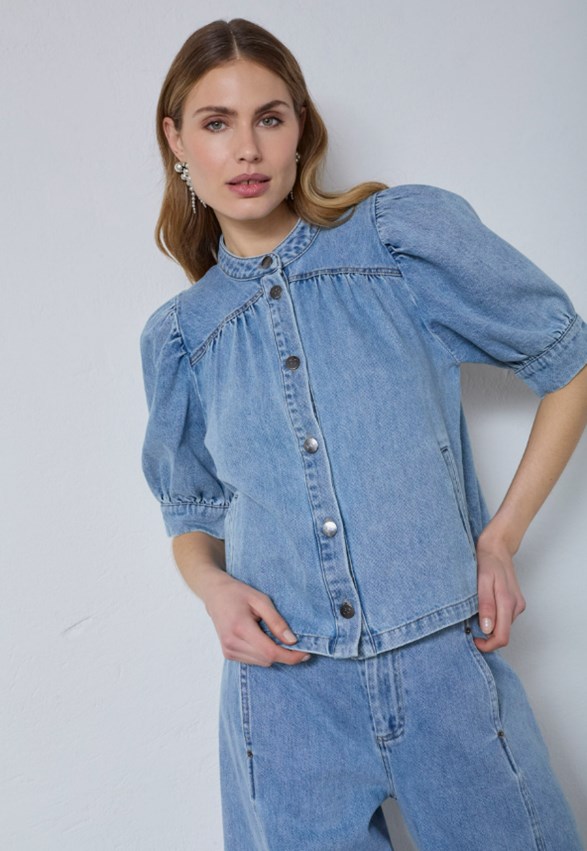 AsjaCC Denim Blouse