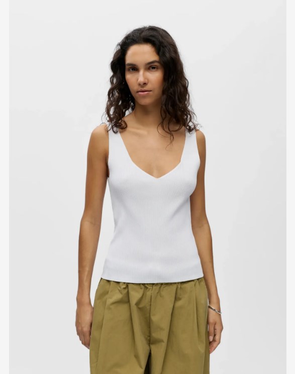OBJKUNI THESS S/L SINGLET KNIT TOP 145