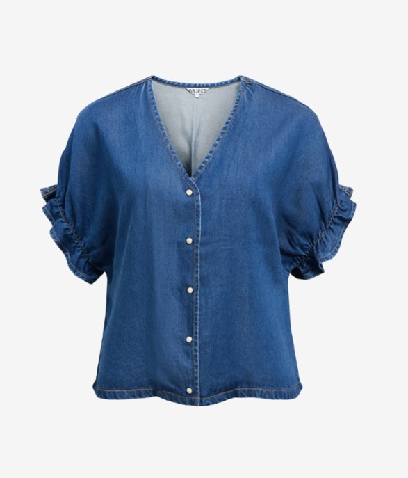 OBJFRAME 2/4 V-NECK RE TOP DIV