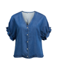 OBJFRAME 2/4 V-NECK RE TOP DIV