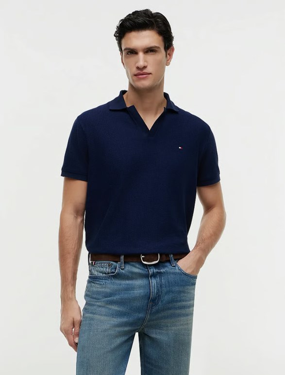 JONNY COLLAR TEXTURE REG POLO