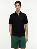 V NECK CREPE CLASSIC POLO