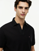V NECK CREPE CLASSIC POLO