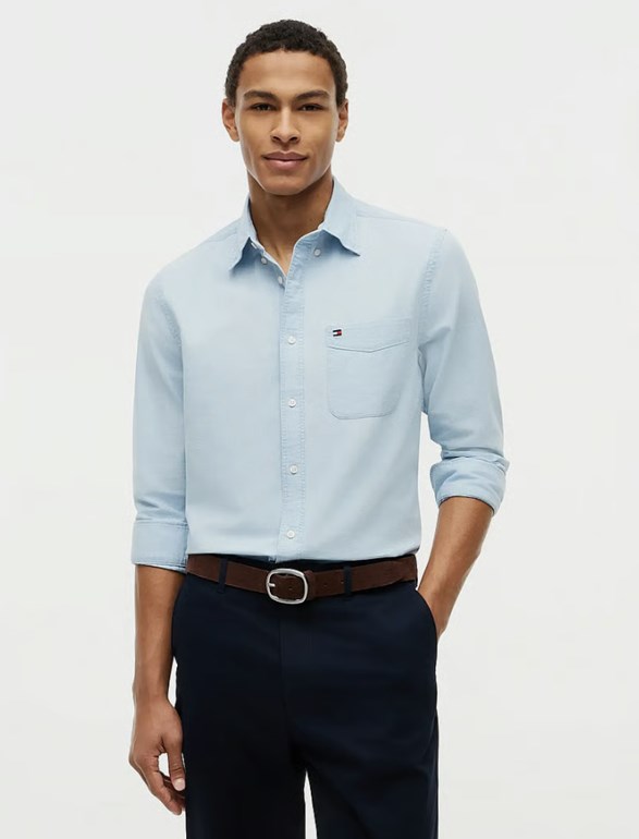 CHAMBRAY SOLID RF SHIRT