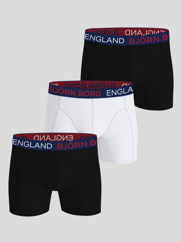 COTTON STRETCH BOXER ENGLAND 3p