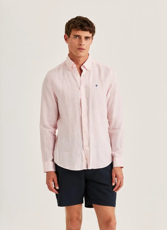 Douglas BD Linen Shirt LS