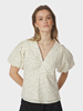 Irina Small Rose Flower Blouse