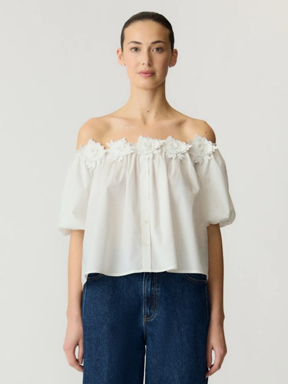 YASMANLY OFF-SHOULDER 2/4 TOP
