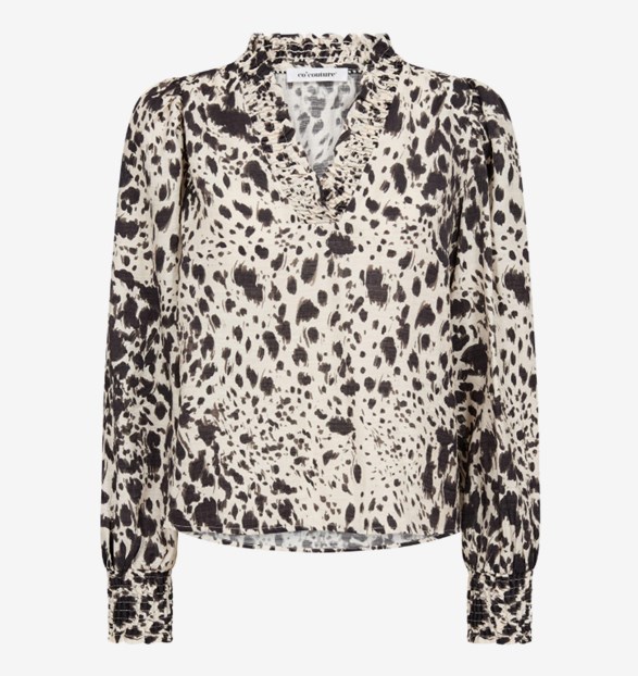 MaxonCC Frill V-Blouse