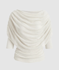 OBJDINA 2/4 BOATNECK CAPE TOP E TNE 26