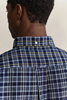 REG ARCHIVE POPLIN INDIGO CHECK