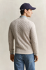 COTTON CABLE C-NECK
