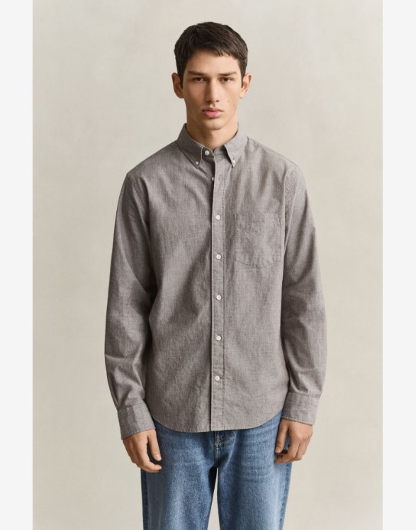 REG ARCHIVE POPLIN MELANGE SHIRT