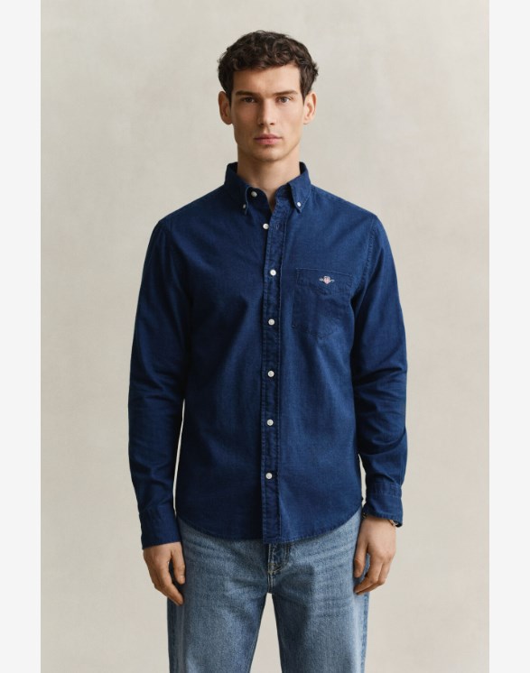REG OXFORD INDIGO SHIRT