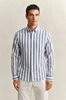 REG COTTON LINEN STRIPE SHIRT