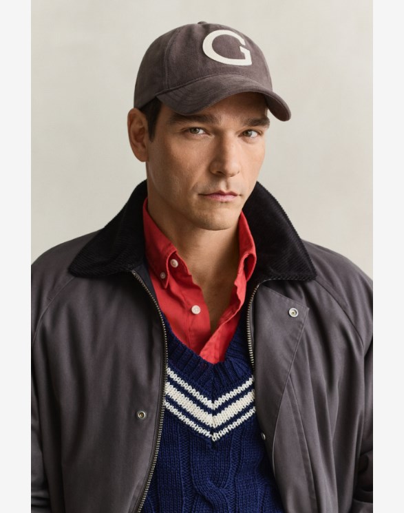 G BADGE MOLESKIN CAP